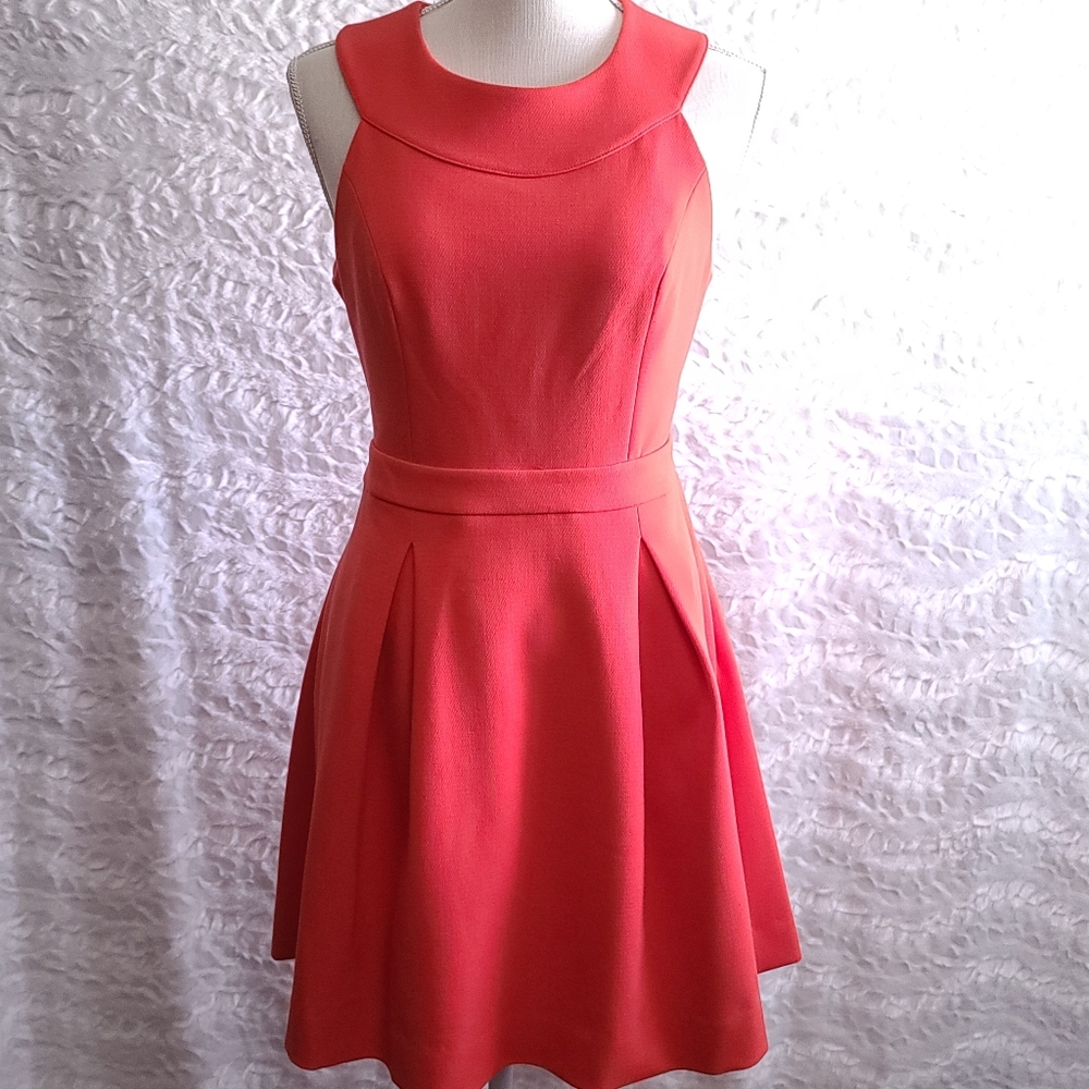 Rachel Roy Halter Dress Coral Size 8 - Picture 1 of 8